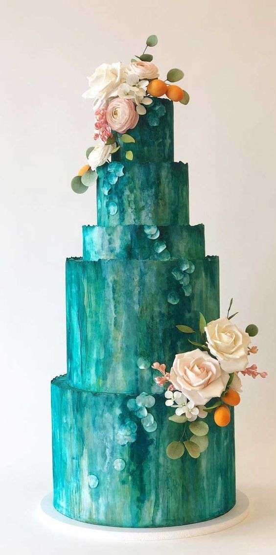 Green Wedding Cakes | Arabia Weddings